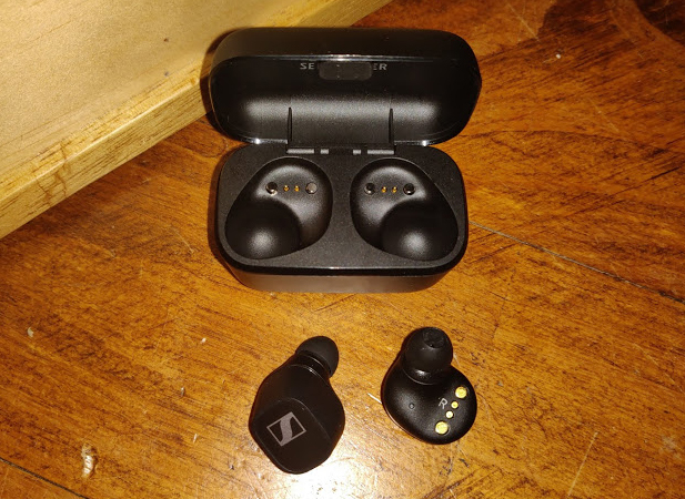 Charging case and earbuds