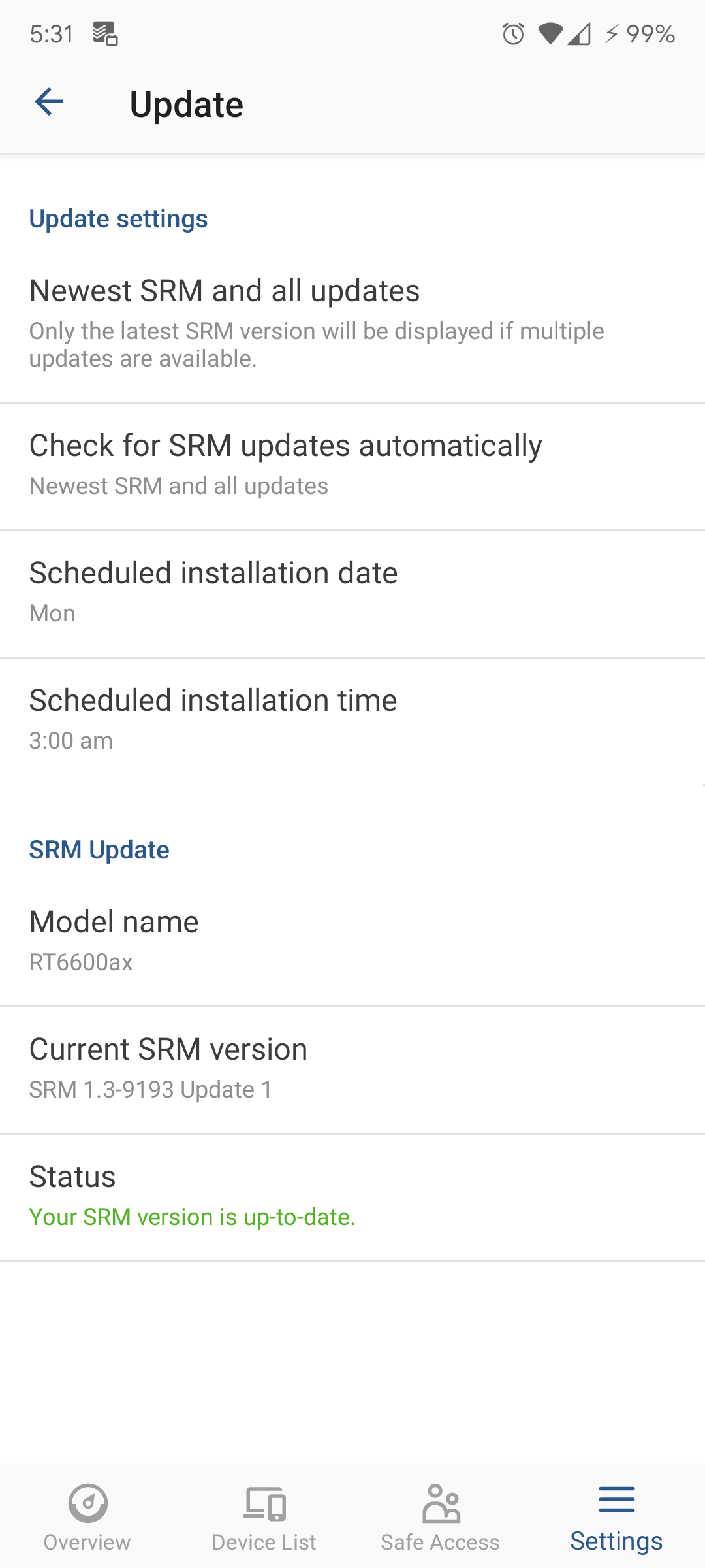 SRM Update