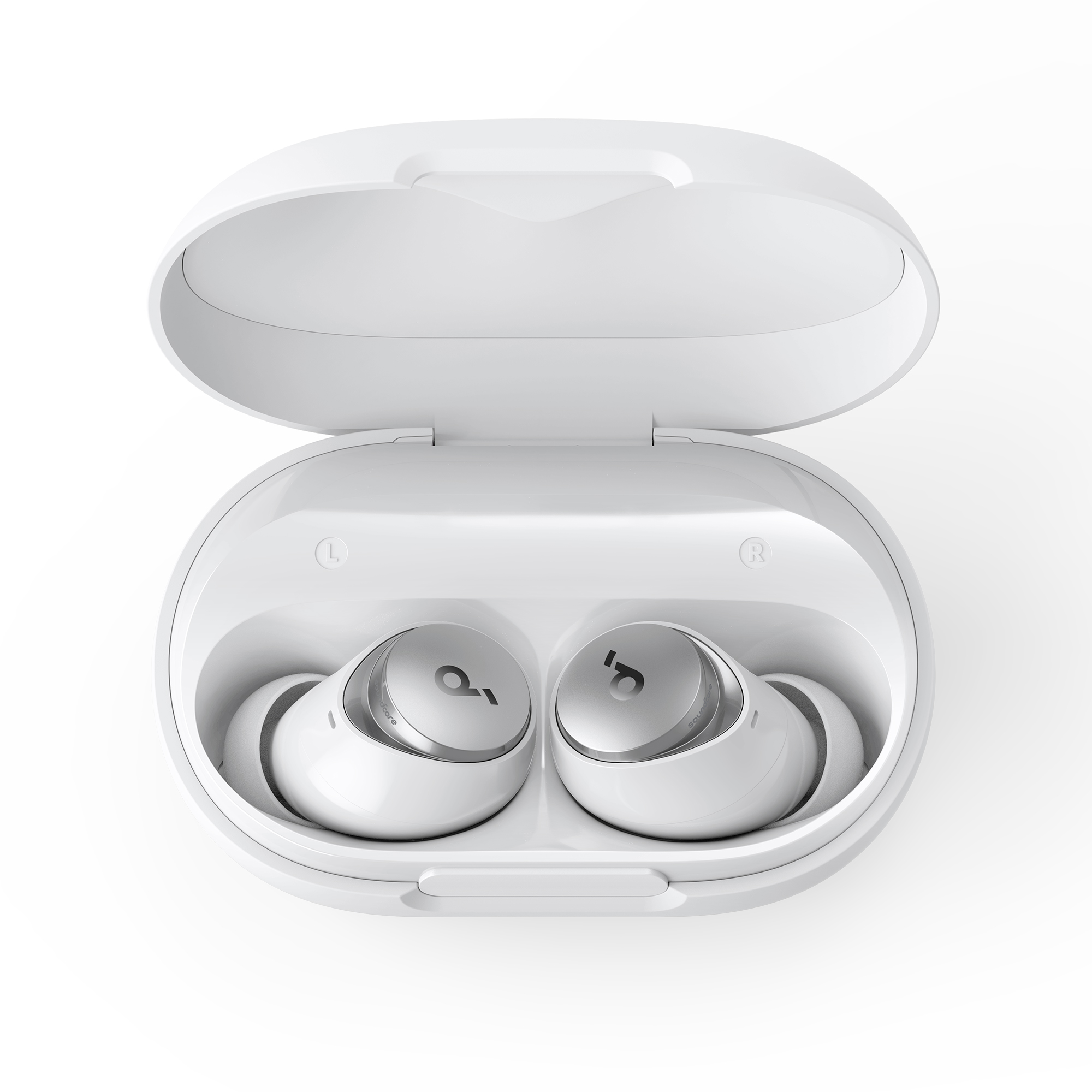 Soundcore A40 Wireless Earbuds - White - case