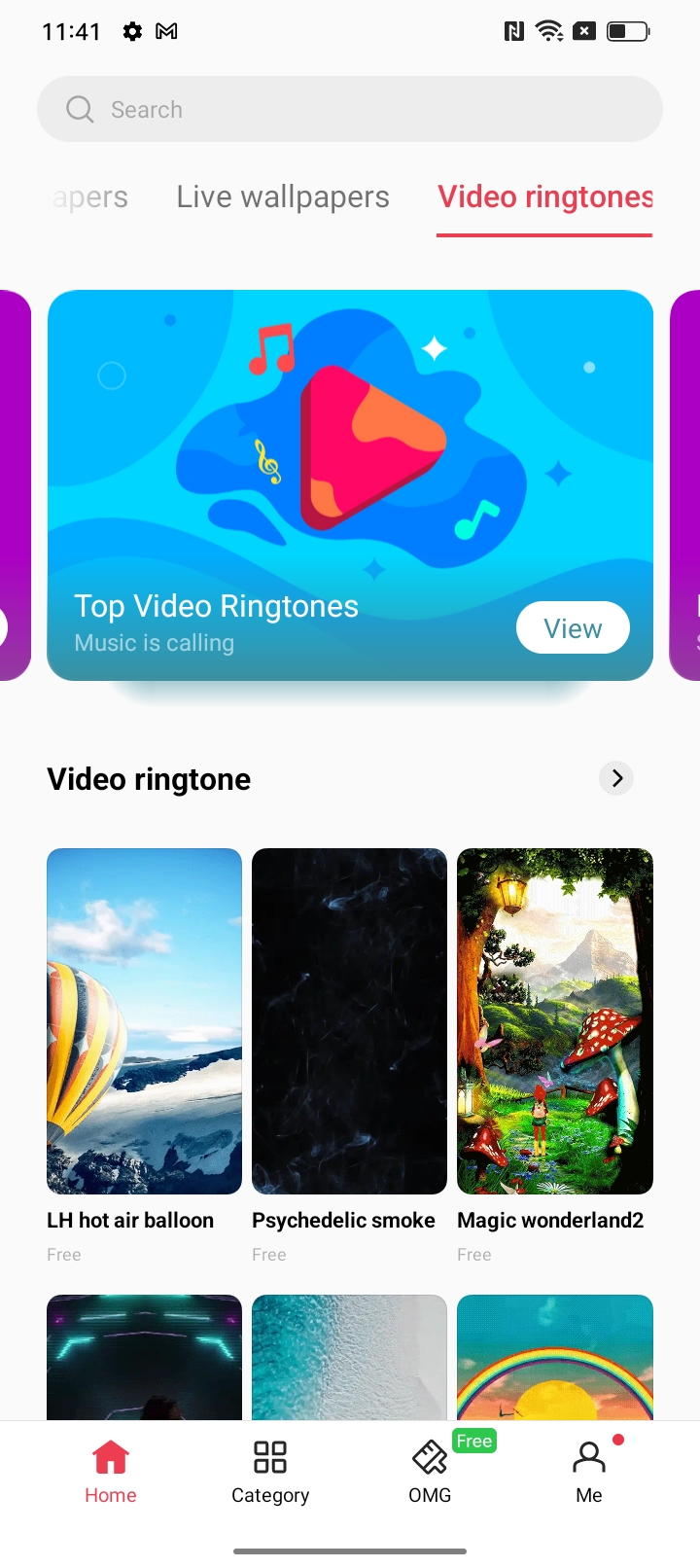 Theme Store_Video ringtones