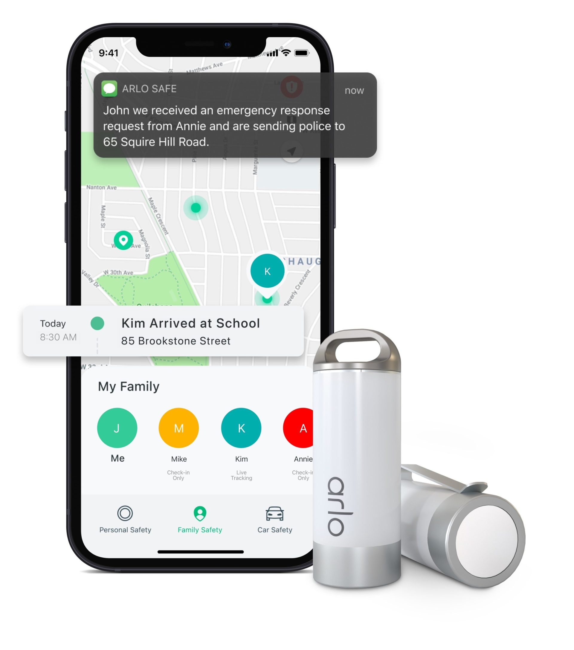 Arlo steps sideways into personal security options