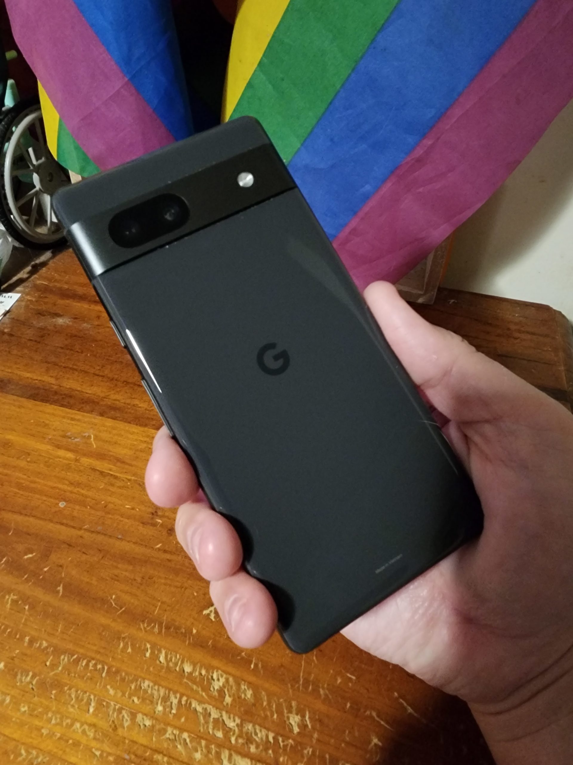 Rear of the Pixel 7a