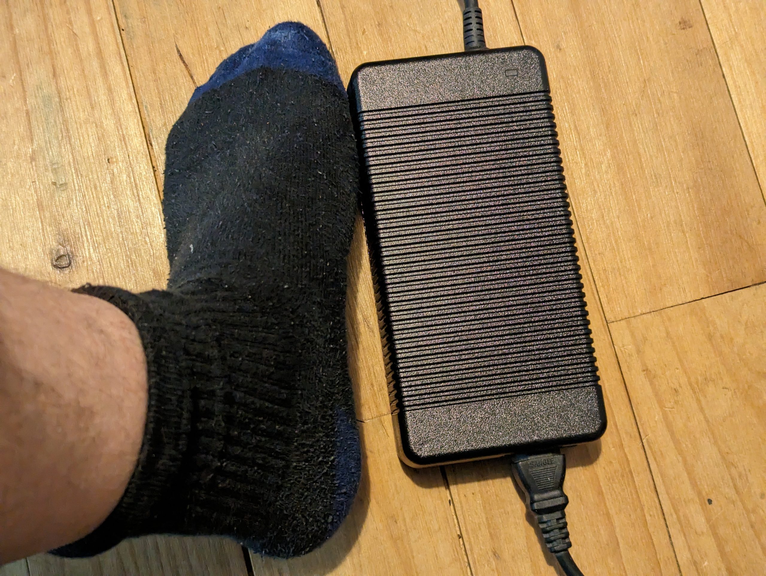 Foot for scale