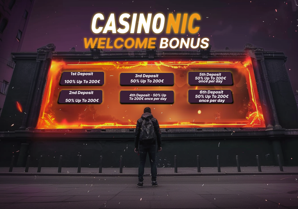 Casinonic welcome bonus