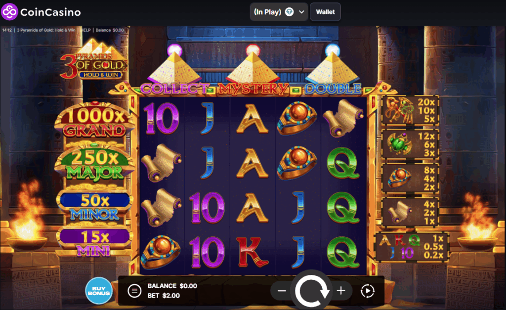 screenshot of slot playing online